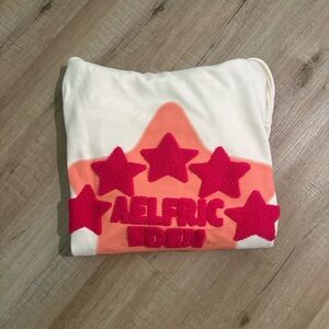 Aelfric Eden Cream Hoodie with Red Stars